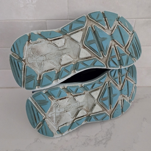 Hoka Stinson ATR 6 Athletic Running Shoe Sneaker Navy Blue White Womens Size 7.5 - Picture 8 of 9